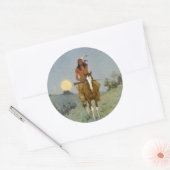 Der Ausreißer Runder Aufkleber (Umschlag)