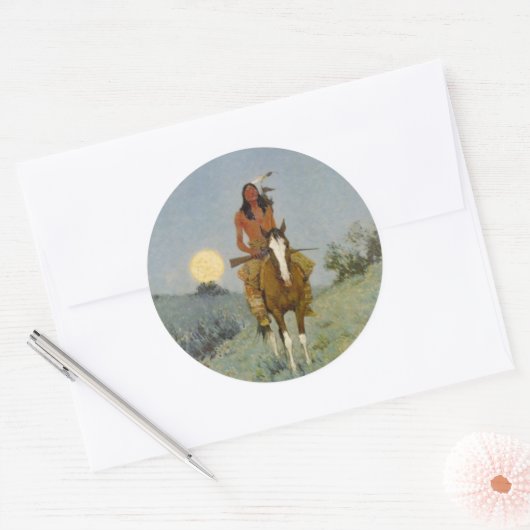 Der Ausreißer Runder Aufkleber (Umschlag)