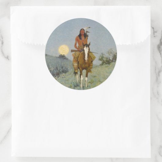 Der Ausreißer Runder Aufkleber (Tasche)