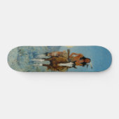 Der Außenseiter 1909 Frederic Remingtons Skateboard (Horizontal)