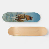 Der Außenseiter 1909 Frederic Remingtons Skateboard (Horizontal)