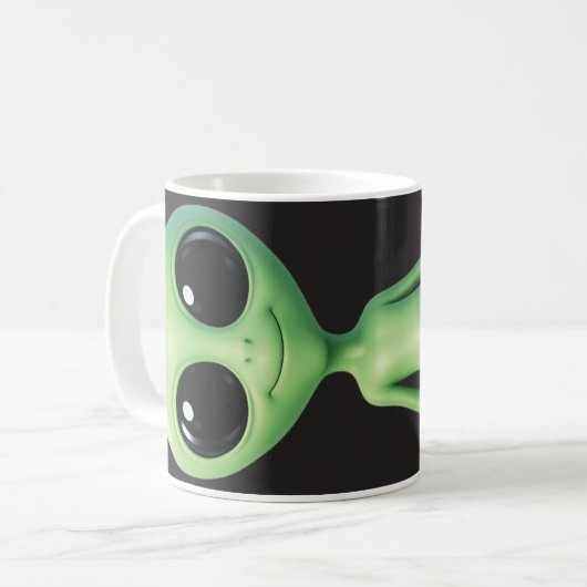Der Außerirdische Kaffeetasse (Vorderseite Links)