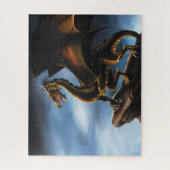 Der aussichtsreiche Drache Puzzle (Vertikal)