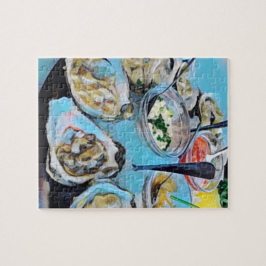 Der Austern-Behälter Puzzle (Horizontal)