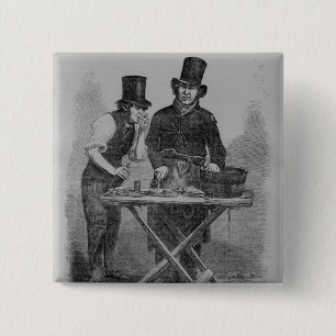 Der Austern-Stall Button