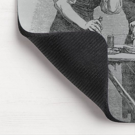 Der Austern-Stall Mousepad (Ecke)