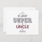 Der authentische große Onkel Postkarte (Vorne/Hinten)