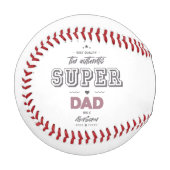 Der authentische Super Papa Baseball (Vorderseite Links)