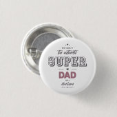Der authentische Super Papa Button (Vorne & Hinten)