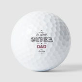 Der authentische Super Papa Golfball (Vorderseite)