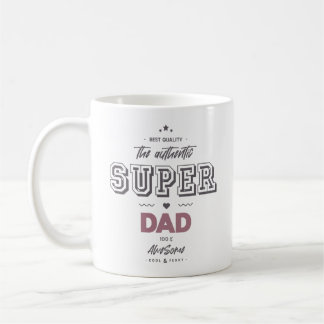 Der authentische Super Papa Kaffeetasse