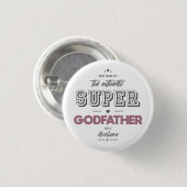 Der authentische Supergott Button (Vorne & Hinten)