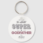 Der authentische Supergott Schlüsselanhänger (Vorderseite)
