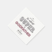 Der authentische Supergott Serviette (Ecke)