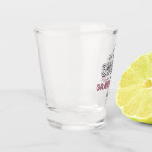 der authentische Supergroßvater Schnapsglas (Links)