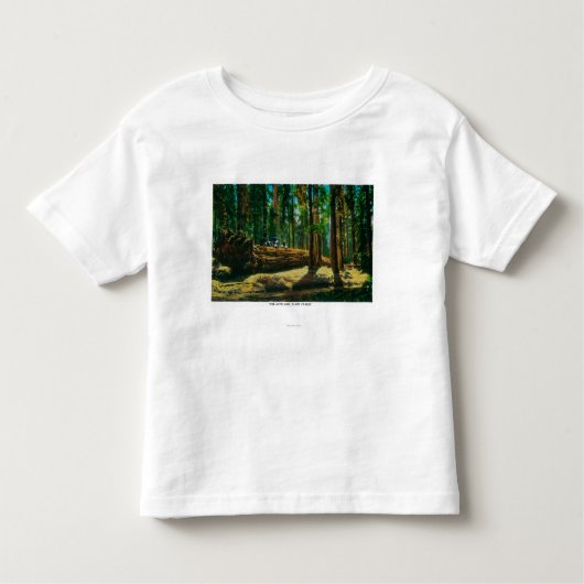 Der Auto-LOGON-riesige Wald, Rothölzer Kleinkind T-shirt (Vorderseite)