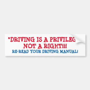 DER AUTOAUFKLEBER ", DER FÄHRT, IST EIN DUMMES