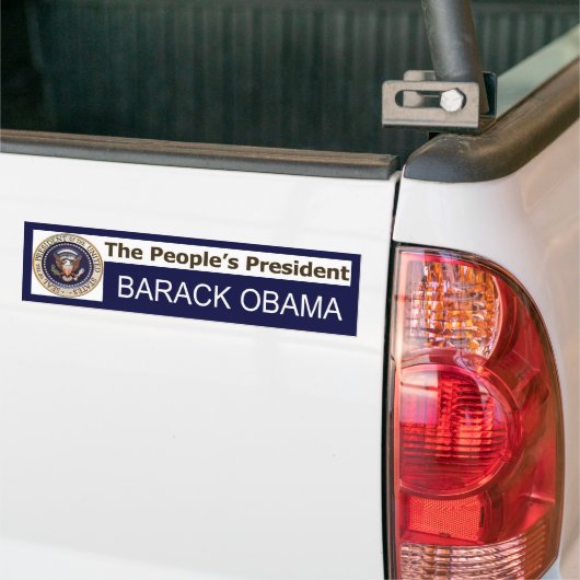 Der Autoaufkleber des Präsidenten BARACK OBAMA der (Auf Lkw)