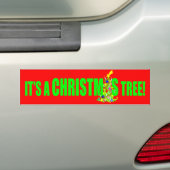 Der Autoaufkleber eines Weihnachtsbaumes (Auf Auto)