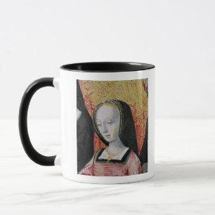 Der Autor, der sein Buch Anne von Bretagne Tasse