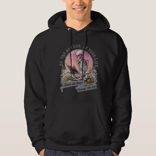 der Autor Ihres Lebens sein Hoodie (Vorderseite)