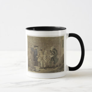 Der Autor und sein Verleger, 1784 (graue Wäsche Tasse