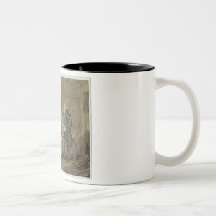 Der Autor und sein Verleger, 1784 (graue Wäsche Zweifarbige Tasse