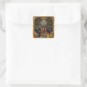 Der Autor widmet sein Buch Quadratischer Aufkleber (Tasche)