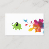 Der Autorn-Visitenkarte 2 der Visitenkarte (Rückseite)