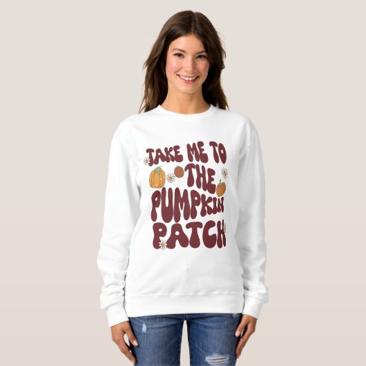 DER AUTUMN, DER MICH ZUM PUMPKIN-PATCH BRACHTE SWEATSHIRT (Vorne ganz)