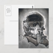 Der Aviator Postkarte (Vorne/Hinten)