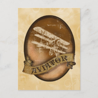 Der Aviator Postkarte