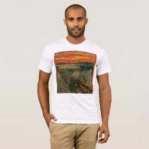 Der Avocado-Schrei Fine Art Vegan-Spoof  T-Shirt