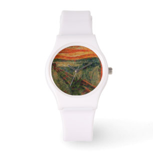 Der Avocado Scream Fine Art Vegan Spoof Armbanduhr
