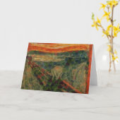 Der Avocado Scream Fine Art Vegan Spoof Karte (Gelbe Blume)