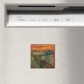 Der Avocado Scream Fine Art Vegan Spoof Magnet (In Situ (Geschirrspüler))