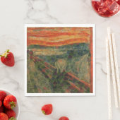Der Avocado Scream Fine Art Vegan Spoof Serviette (Beispiel)