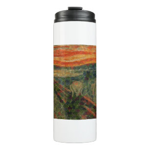 Der Avocado Scream Fine Art Vegan Spoof Thermosbecher