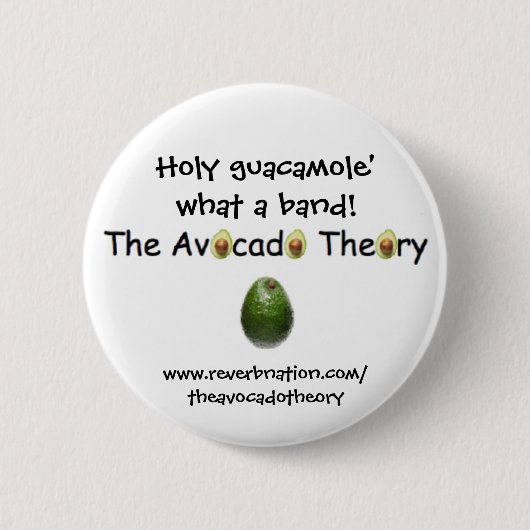 Der Avocado-Theorieknopf #2 Button (Vorderseite)