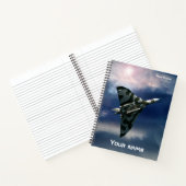 Der Avro Vulcan-Delta-Bomber, Ihr Name Notizblock (Innenseite)