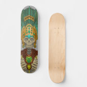 Der Aztekenkönig Skateboard (Vorderseite)