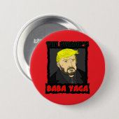 Der Baba-Yaga-Knopf des Sumpfes Button (Vorne & Hinten)