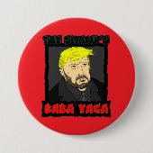 Der Baba-Yaga-Knopf des Sumpfes Button (Vorderseite)