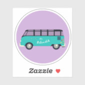 Der Babemobile-Vinyl-Aufkleber Aufkleber (Blatt)