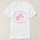 Der Bach Club Hot Pink Cocktail Junggeselinnen-Abs T-Shirt (Design vorne)