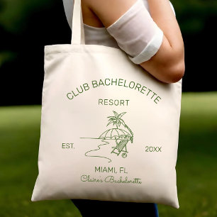 Der Bach Club Junggeselinnen-Abschied favorisiert Tragetasche