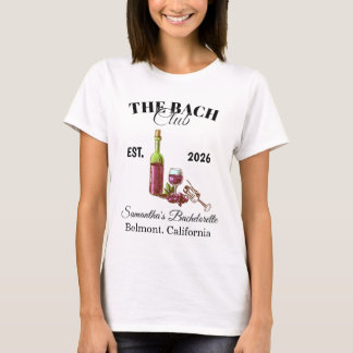 Der BACH Club Junggesellinnenabschied T-Shirt