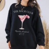 Der Bach Club Pink Cocktail Black Sweatshirt