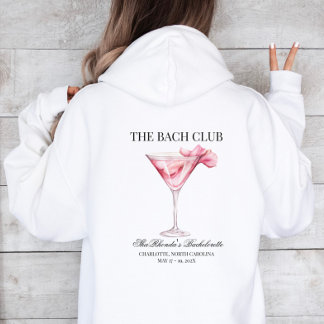 Der Bach Club Pink Cocktail Club Hoodie