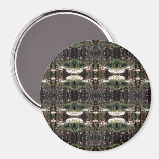 Der Bach im Wald..... Magnet (Vorderseite/Rückseite)